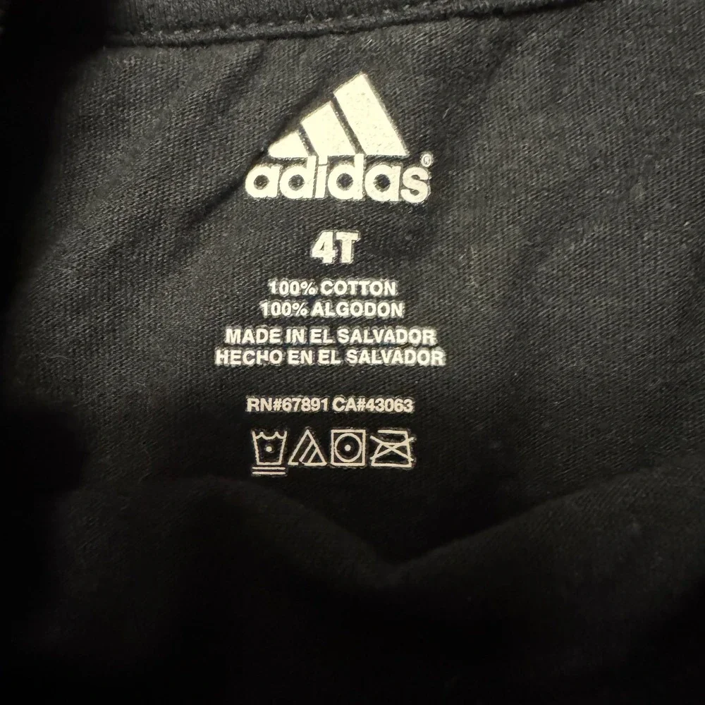 1943 | Adidas NC State Respect The Pack Graphic Tee Black Kids 4T
